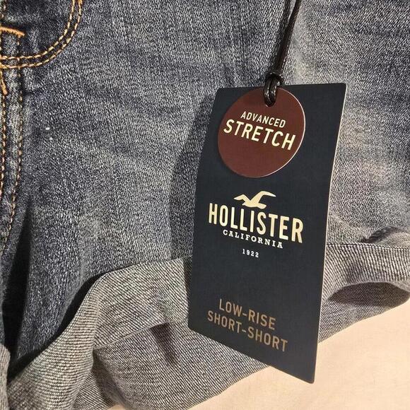 Hollister Advanced Stretch 11 Low Rise New Short Short W30 Fitted 2-in (76-5) - Picture 4 of 10